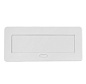 Розетка напольная для столешницы белый с/з на 3 EURO и 2 USB A+C
