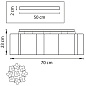 Люстра потолочная Lightstar Nubi 9х40W E27 белый/хром