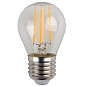 Лампа светодиодная филаментная ЭРА F-LED P45 9Вт E27 шар, нейтральный белый свет