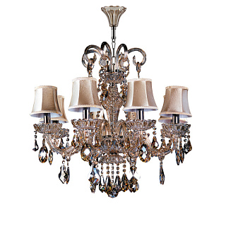 картинка 715087 (MD800006-8) Люстра NATIVO 8x40W E14 КОНЬЯК/ЧЕРНЫЙ ХРОМ/БЕЖЕВЫЙ (в комплекте) от интернет-магазина К1-СТРОЙ