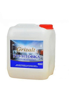 картинка БС-321 Грунтовка универсальная для наружных и внутренних работ 10л канистра Grizalt от интернет-магазина К1-СТРОЙ