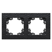 картинка Рамка фактурная 2-ая серия "Афина" графит (еврослот) А10044-Gr UNIVersal от интернет-магазина К1-СТРОЙ