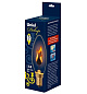 Лампа декоративная с типом свечения эффект пламени IL-N-C35-3-RED-FLAME-E14-CL Uniel