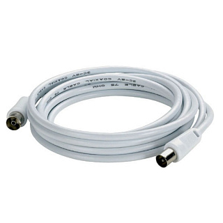 картинка ТВ удлинитель 2м папа-мама белый 18-0003 Rexant от интернет-магазина К1-СТРОЙ