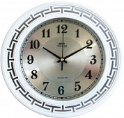 картинка Часы настенные к7587 WS белое серебро WORLD от интернет-магазина К1-СТРОЙ