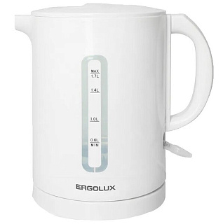 картинка Электрический чайник KH01-C01 белый 1.7л 2300W  ERGOLUX от интернет-магазина К1-СТРОЙ