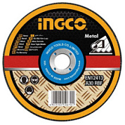 картинка Абразивный отрезной диск по металлу, 125 мм MCD121251 INGCO от интернет-магазина К1-СТРОЙ