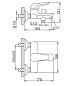 Смеситель для ванны, R32102 FRUD