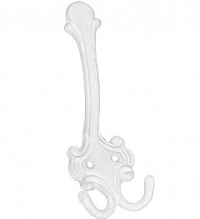 картинка Крючок мебельный цинк №58 белый от интернет-магазина К1-СТРОЙ