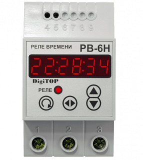картинка Реле времени недельное программируемое РВ-6н DigiTop от интернет-магазина К1-СТРОЙ