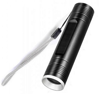 картинка Фонарь ручной аккумуляторный ультрафиолетовый M-8017 Огонь от интернет-магазина К1-СТРОЙ