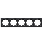 картинка Рамка фактурная 5-ая серия "Афина" графит (еврослот) А11042-Gr UNIVersal от интернет-магазина К1-СТРОЙ