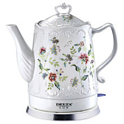 картинка Чайник электрический 1500 Вт 1,5 л DELTA LUX DL-1239 "Цветы" от интернет-магазина К1-СТРОЙ