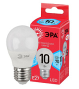 картинка Лампа светодиодная ЭКО 10w E27 4000k Led ЭРА шар GREEN LINE от интернет-магазина К1-СТРОЙ