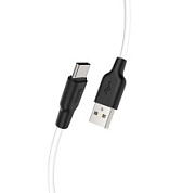 картинка USB кабель X21 Type-C, 3А 1м силикон EC-154C HOCO от интернет-магазина К1-СТРОЙ