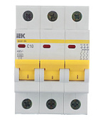 картинка Автоматический выключатель ВА 47-29 3Р 10А С ИЭК от интернет-магазина К1-СТРОЙ