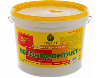 картинка Кварцевая грунтовка бетоноконтакт, 5кг. Ареал+ от интернет-магазина К1-СТРОЙ