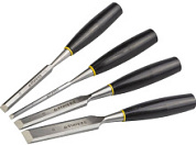 картинка Набор Стамески плоские с пластмассовой ручкой 6/12/18/25 мм, 4 шт 1820-H4 STAYER от интернет-магазина К1-СТРОЙ