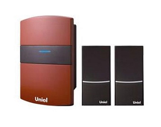 картинка Звонок беспроводной UDB-004W-R1T2-32S-100M-RD UNIEL от интернет-магазина К1-СТРОЙ