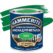 картинка Краска для металлических поверхностей гладкая зеленая 0,75л HAMMERITE SMOOTH от интернет-магазина К1-СТРОЙ