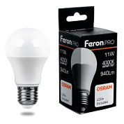картинка Лампа светодиодная LB-1011 11w E27 4000k Feron.PRO+OSRAM от интернет-магазина К1-СТРОЙ