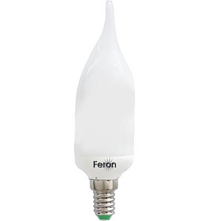 картинка Лампа энергосберегающая свеча на ветру 11W E14 2700K ELC76 Feron от интернет-магазина К1-СТРОЙ