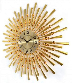 картинка Часы настенные металлические М1912-80 G WORLD от интернет-магазина К1-СТРОЙ