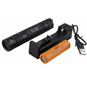 картинка Фонарь ультрафиолетовый аккумуляторный MT-YG-365 UV Moto/Огонь от интернет-магазина К1-СТРОЙ