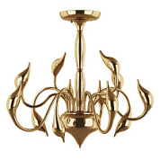 картинка 751022 (MX8098-12A) Люстра потол. Cigno collo 12х20W G4 ЗОЛОТО (в комплекте) от интернет-магазина К1-СТРОЙ