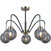 картинка Светильник потолочный IL0433-5PSQ-79 BK AB ILLUMICO от интернет-магазина К1-СТРОЙ