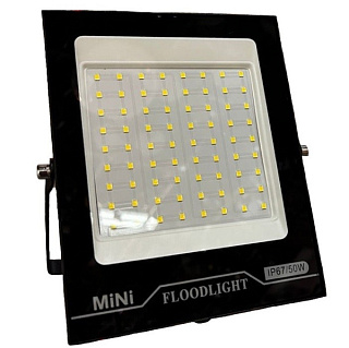 картинка Прожектор светодиодный 50w 6400k IP67 Mini от интернет-магазина К1-СТРОЙ