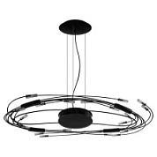 картинка Люстра подвесная Lightstar Ovale 24хG4 чёрный от интернет-магазина К1-СТРОЙ