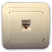 картинка Телефонная розетка RG11 крем Makel Mimoza  от интернет-магазина К1-СТРОЙ