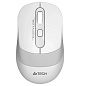 Мышь оптическая беспроводная USB белый/серый 2000dpi Fstyler FG10S A4TECH