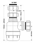 Сифон без выпуска, ф40 MRSK2-NW McALPINE