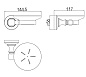 Мыльница стеклянная, RB52004 RAIBER