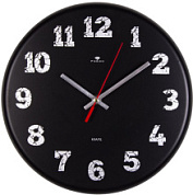 картинка Часы настенные из металла d=27 см черный "Кракелюр" 2626-009 Рубин от интернет-магазина К1-СТРОЙ
