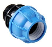 картинка Муфта компрессионная, ПЭ-НР 25-3/4" Unio от интернет-магазина К1-СТРОЙ