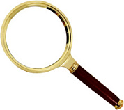 картинка Лупа 5 кратная зол. D100 мм с рукояткой Sparta от интернет-магазина К1-СТРОЙ