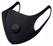 картинка Маска защитная с клапаном черная, Fashion от интернет-магазина К1-СТРОЙ