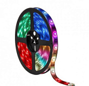 картинка Светодиодная лента RGB-5m 14,4W/m 12V с драйвером с RF радио-пульт от интернет-магазина К1-СТРОЙ