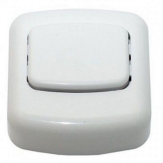 картинка Кнопка звонка А1 квадратная белая от интернет-магазина К1-СТРОЙ