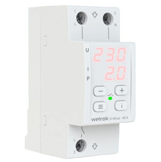 картинка Реле напряжения с контролем тока vi-40 red Welrok от интернет-магазина К1-СТРОЙ