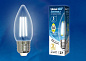 Лампа светодиодная диммируемая свеча UNIEL LED-C35-5W-E27 4000K