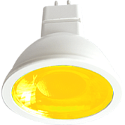 картинка Светодиодная LED лампа желтый, LED MR16 7w Ecola от интернет-магазина К1-СТРОЙ