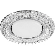 картинка Светильник встраиваемый CD4035 GX53 с LED подсветкой хром 40502 Feron от интернет-магазина К1-СТРОЙ