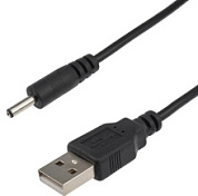 картинка Кабель USB штекер - DC разъем питание 1,4х3,4 мм спираль 1,5 метра REXANT от интернет-магазина К1-СТРОЙ