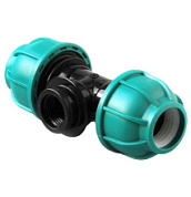 картинка Тройник с внутренней резьбой, ф25х1/2"х25 780250025 F012 ПЭ UNIO от интернет-магазина К1-СТРОЙ