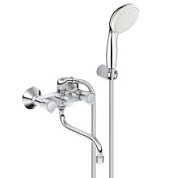 картинка Универсальный смеситель с душевым гарнитуром GROHE Tempesta Duo Costa S, хром от интернет-магазина К1-СТРОЙ