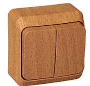 картинка Выключатель 2-клавишный бук Этюд Schneider Electric от интернет-магазина К1-СТРОЙ